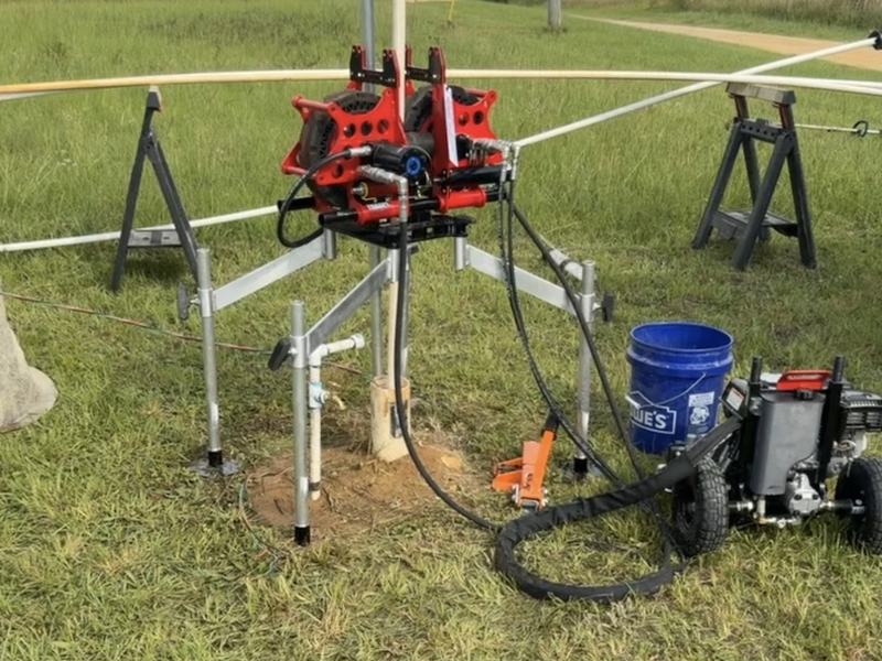 Submersible well pump pulled and replaced at a South Carolina home
